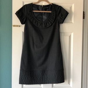 Gap grey ruffle dress